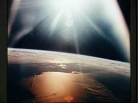 Morning in Orbit, Apollo 7, JSC Digital Image Collection
