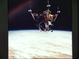Test driving the lunar Lander in Earth orbit, Apollo 9, JSC Digital Image Collection