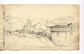 34r Eglise de San Francisco, Valparaiso Chile, Conrad Martens, 1834