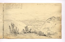 36r View of Valparaiso from the Bluffs, Conrad Martens, 1833
