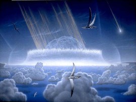 Artist Rendition of the K-T Extinction Event