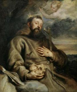 st_francis_of_assisi-400 St. Francis of Assisi, Anthony Van Dyck, 1627
