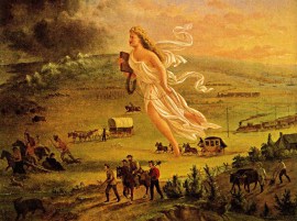 american_progress_gast-1872 American Progress, John Gast, 1872