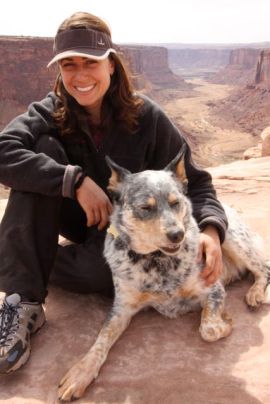 Davis and dog Fletcher