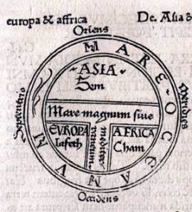 t-o-map T-O map from the Etymologiae of Isidorus, 1472