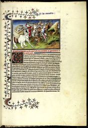 Travels of Marco Polo, manuscript page, 1298