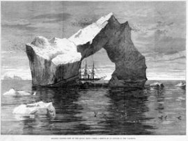 leighton_iceberg Gigantic Iceberg Seen By the Arctic Ships, From a Sketch by an Officer of the Valorous, Illustrated London News, 1875