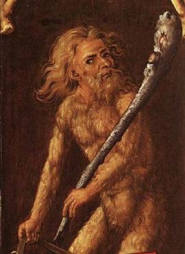 ADurerWoodwoses1499 Woodwose (detail), Albrecht Durer, 1499