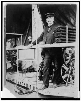 Walter Wellman aboard America