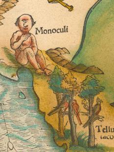 Sebastian Munster's 1554 Map of Africa (detail)