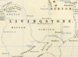 Winwood Read, Map of African Literature, 1910 (detail)