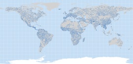 world map navigable rivers