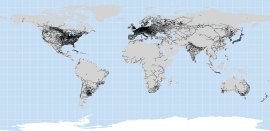 world map trains
